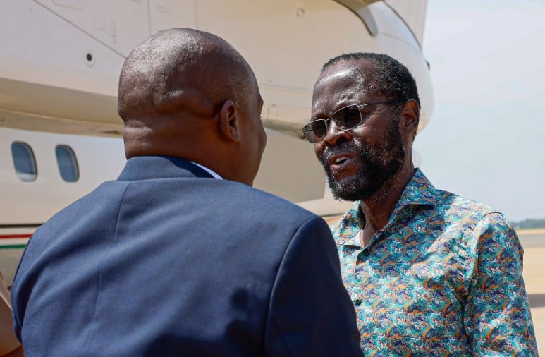 Deputy President Kithure Kindiki and Kisumu Governor Anyang' Nyong'o.